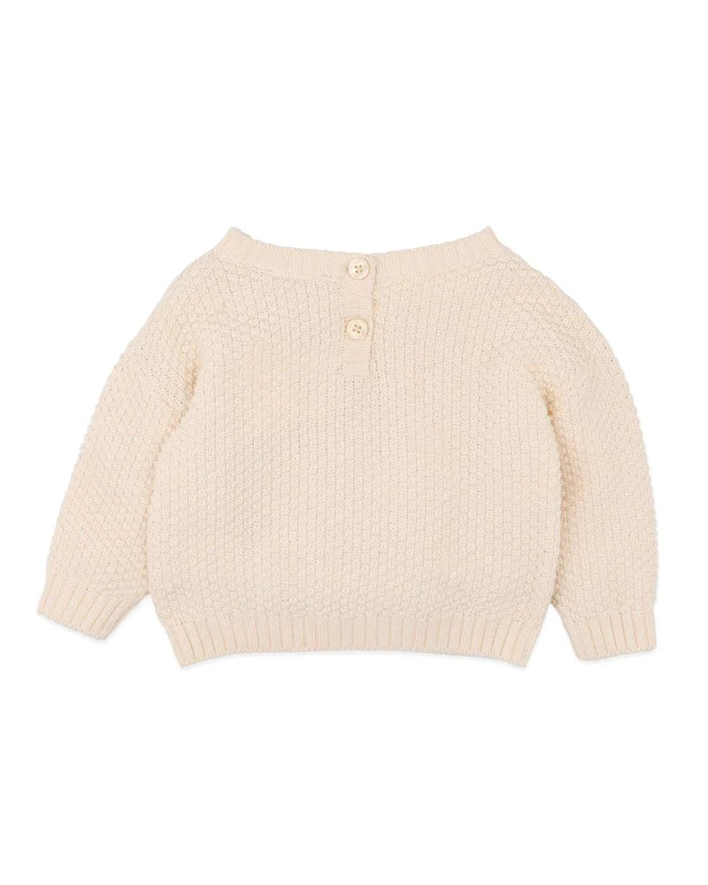 Bebe By Minihaha / Fern Hand Emb Organic Jumper