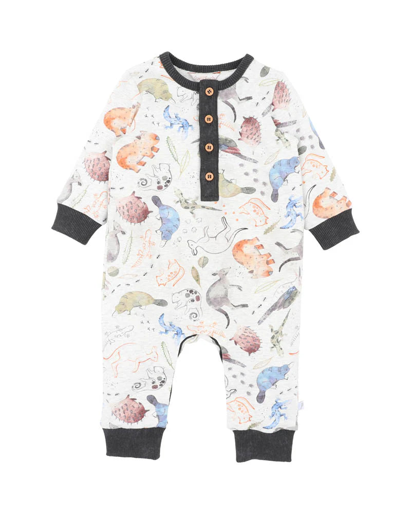 Bebe By Minihaha / Outback Adventure Print Romper