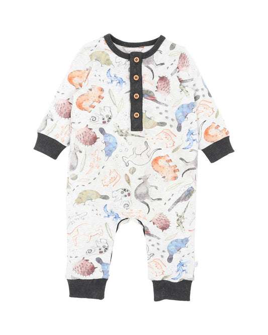 Bebe By Minihaha / Outback Adventure Print Romper