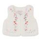 Bebe By Minihaha / Orchard Bloom Emb Faux Fur Vest