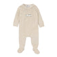 Bebe By Minihaha / Hunter Stripe Velour Zip Onesie