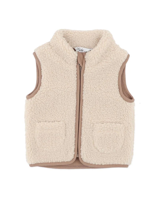 Bebe By Minihaha / Natural Sherpa Vest