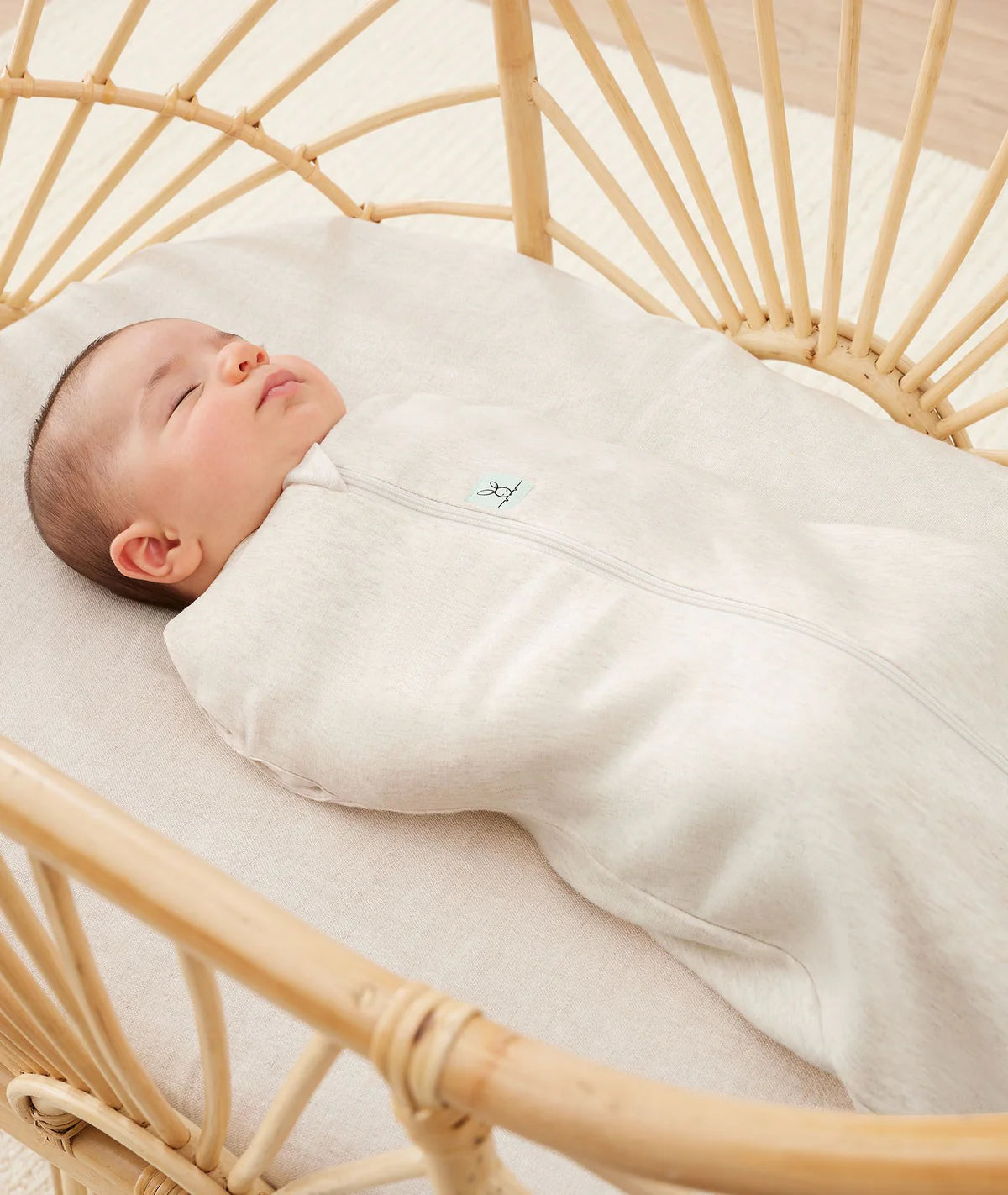 ergoPouch / Cocoon Swaddle Bag 1.0 TOG - Oatmeal Marle