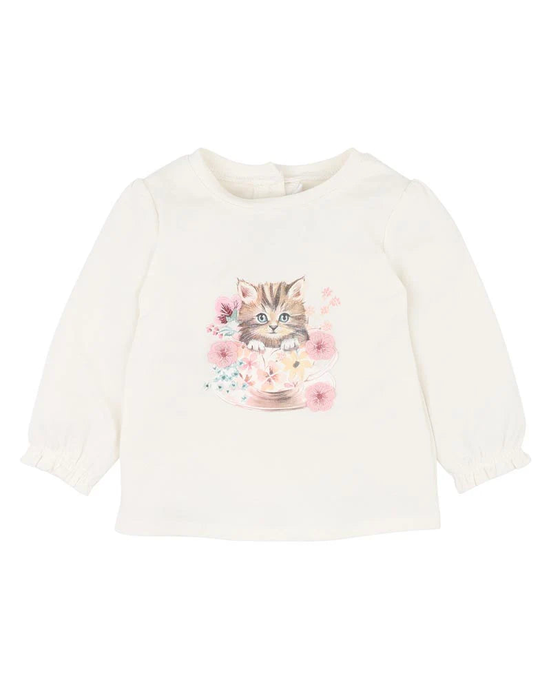Bebe By Minihaha / Fern Kitten LS Tee