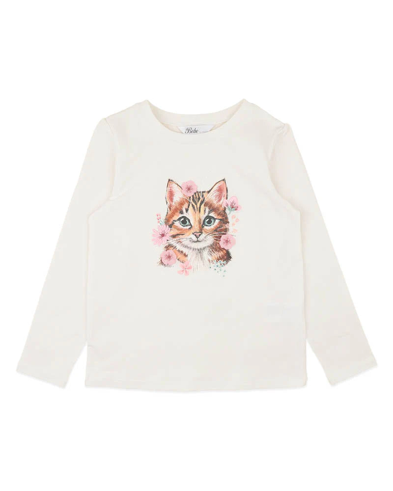 Bebe By Minihaha / Fern Kitten LS Tee