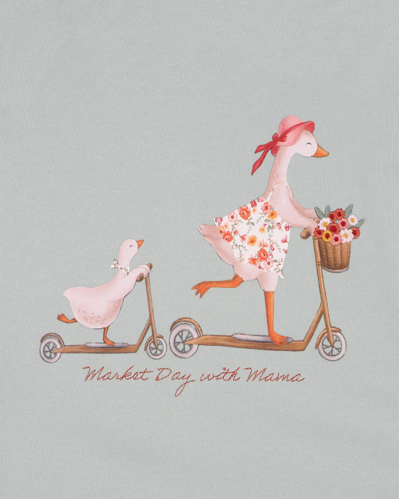 Bebe By Minihaha / Emmy Ducks On Scooter LS Tee
