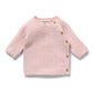 Wilson & Frenchy / Marshmellow Organic Knitted Bubble Kimono Cardigan