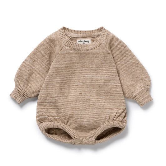Wilson & Frenchy / Sandstone Organic Knitted Bodysuit