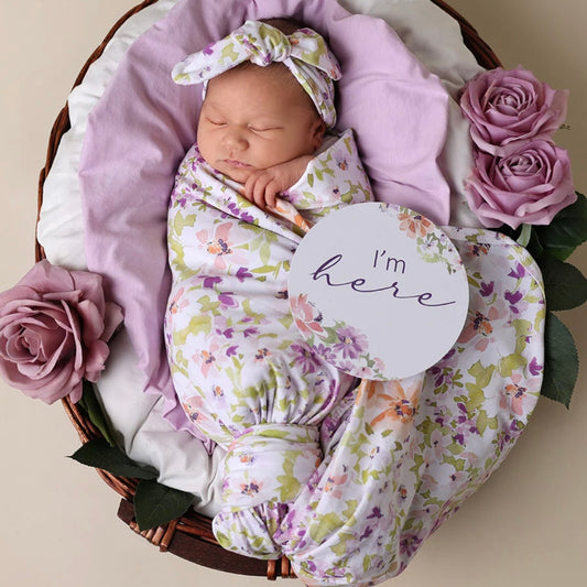 Snuggle Hunny / Jersey Wrap Set - Isla
