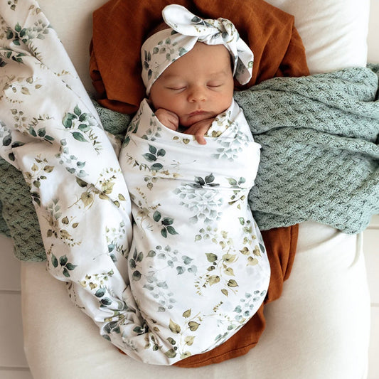Snuggle Hunny / Jersey Wrap Set - Eden