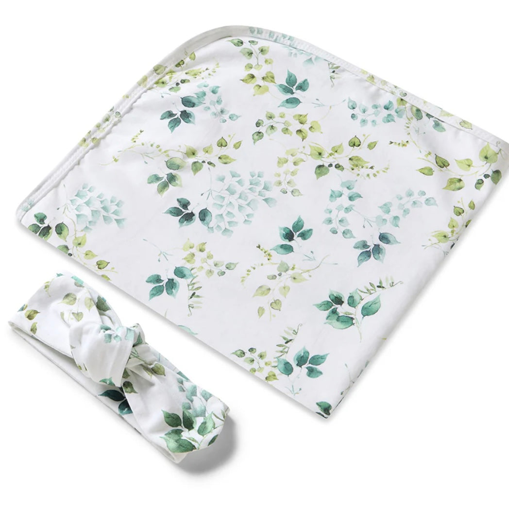 Snuggle Hunny / Jersey Wrap Set - Eden