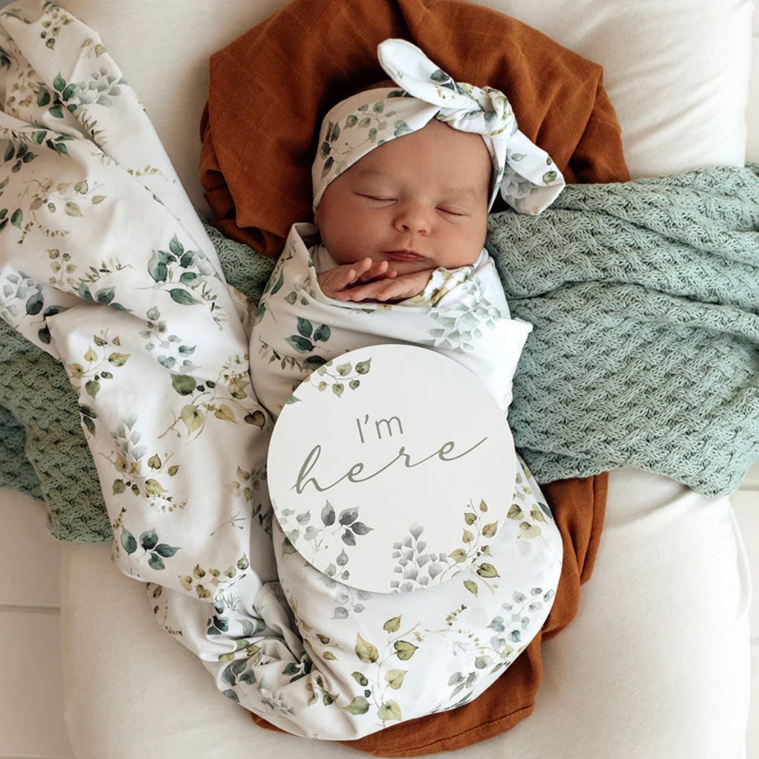 Snuggle Hunny / Jersey Wrap Set - Eden