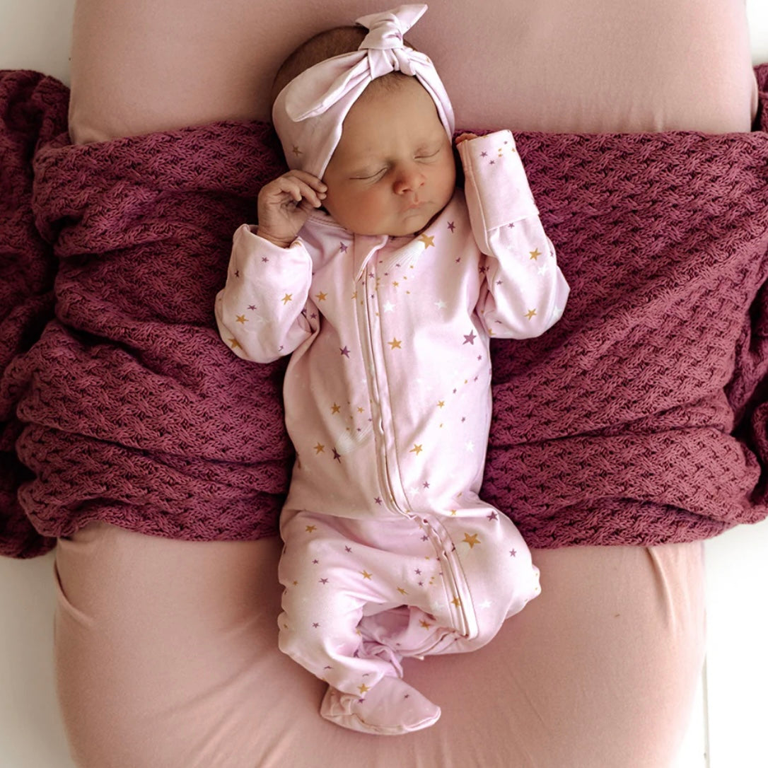 Snuggle Hunny / Snuggle Sleepsuit Zip Footie - Twinkle