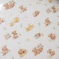 Snuggle Hunny / Fitted Cot Sheet - Highland Cows