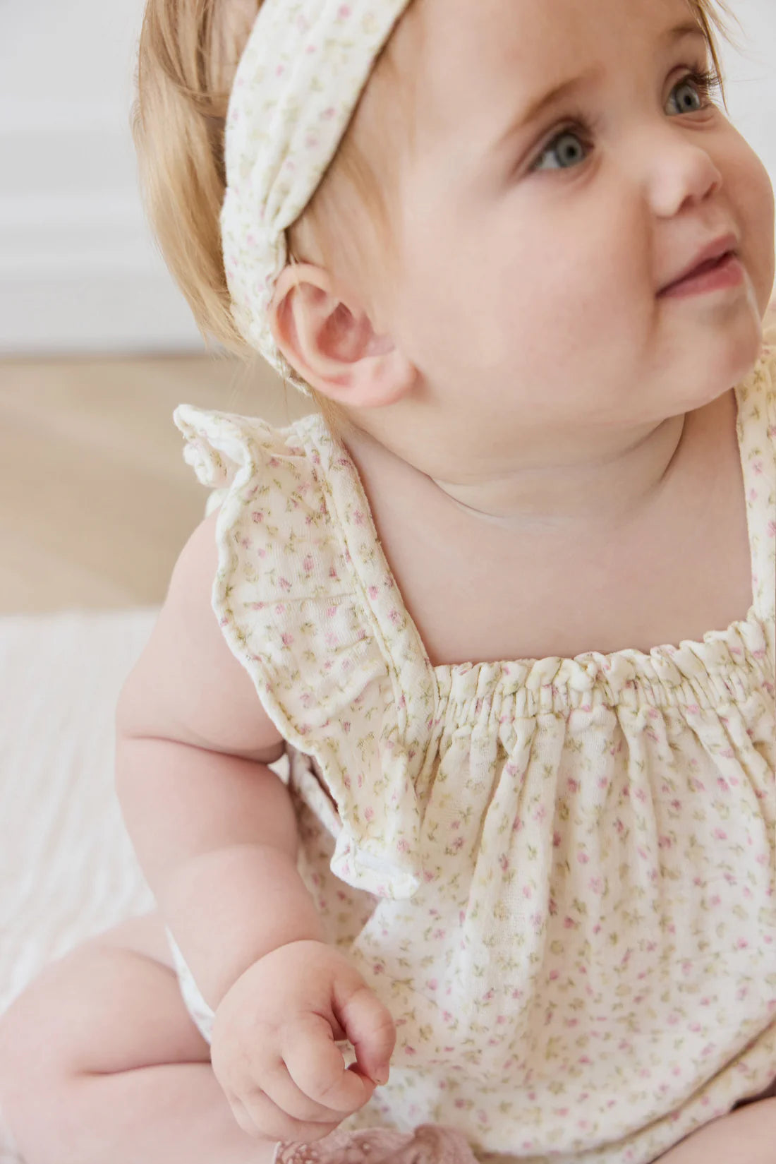 Jamie Kay / Organic Cotton Muslin Tiana Playsuit - Pippa Pink