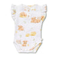 Snuggle Hunny / Short Sleeve Bodysuit with Frill - Highland Cows
