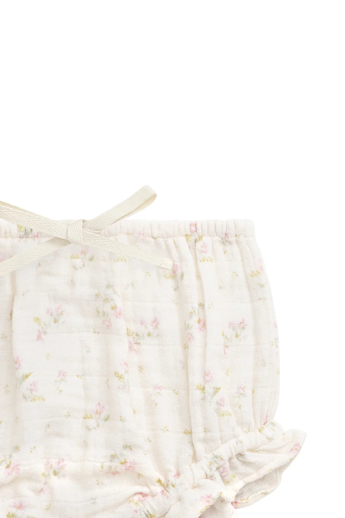 Jamie Kay / Organic Cotton Muslin Frill Bloomer - Emelia Pink