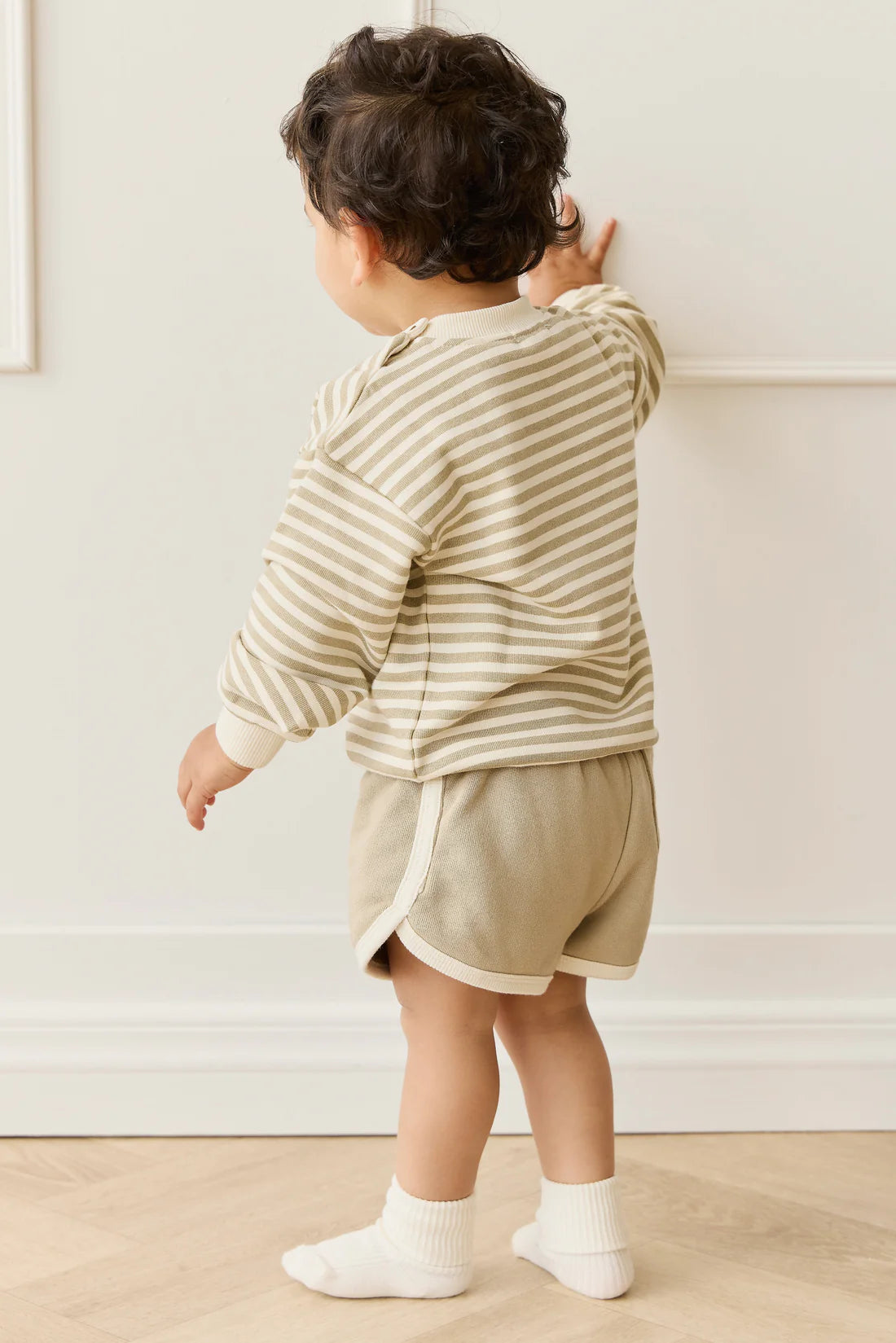 Jamie Kay / Organic Cotton Eric Short - Sandy Brown