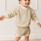 Jamie Kay / Organic Cotton Eric Short - Sandy Brown