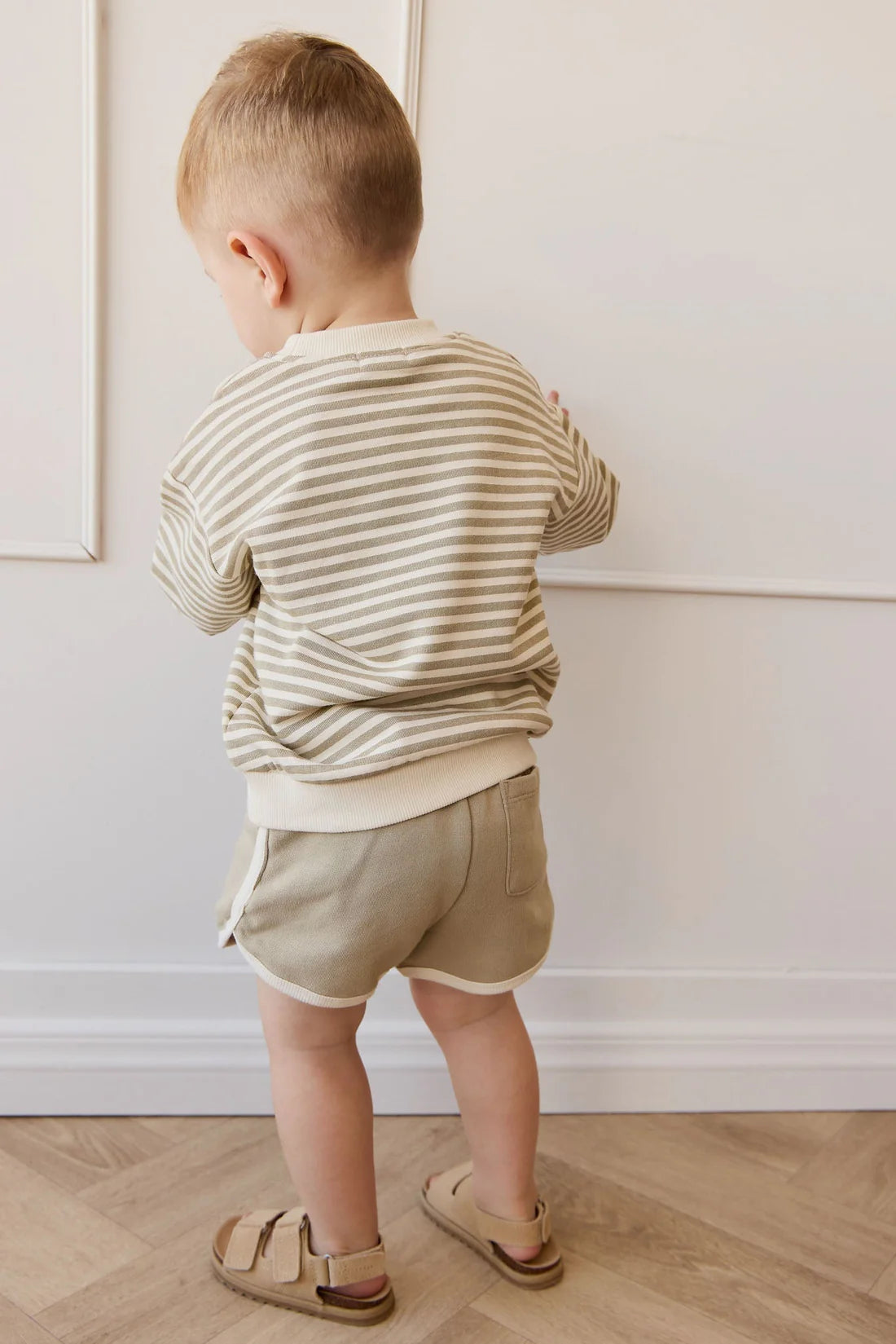Jamie Kay / Organic Cotton Eric Short - Sandy Brown