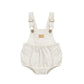 Jamie Kay / Pax Playsuit - Fine Vertical Stripe Sandy Brown/Cloud