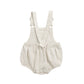 Jamie Kay / Pax Playsuit - Fine Vertical Stripe Sandy Brown/Cloud