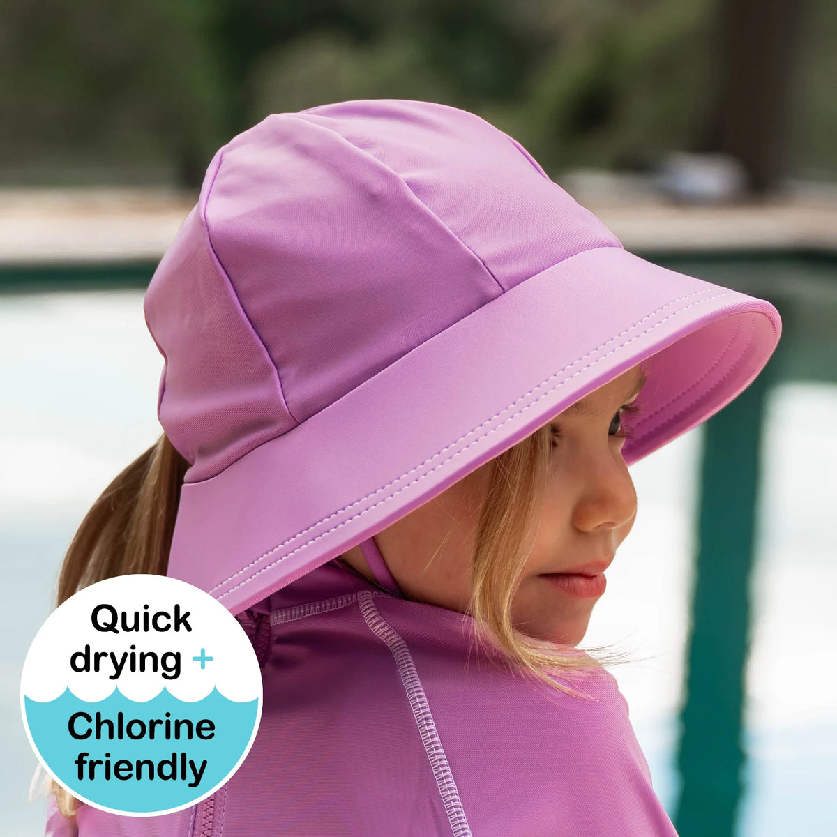 Bedhead Hats / Ponytail Swim Bucket Beach Hat - Bubblegum
