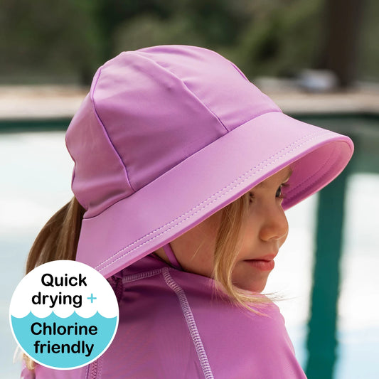 Bedhead Hats / Ponytail Swim Bucket Beach Hat - Bubblegum