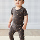 Jamie Kay / Hudson Short Sleeve Bodysuit - Fox Cubs Wolf