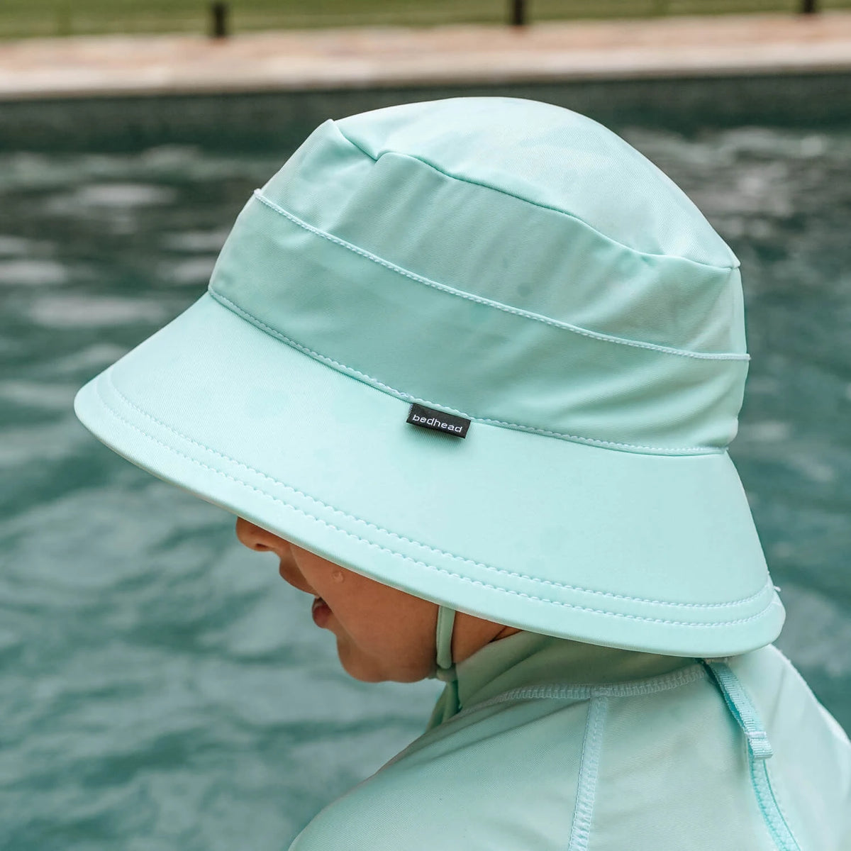 Bedhead Hats / Kids Beach Swim Bucket Hat - Aqua