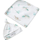 Snuggle Hunny / Jersey Wrap Set - Turtle