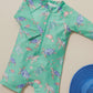 Purebaby / Long Sleeve Sun Suit - Sea Turtles
