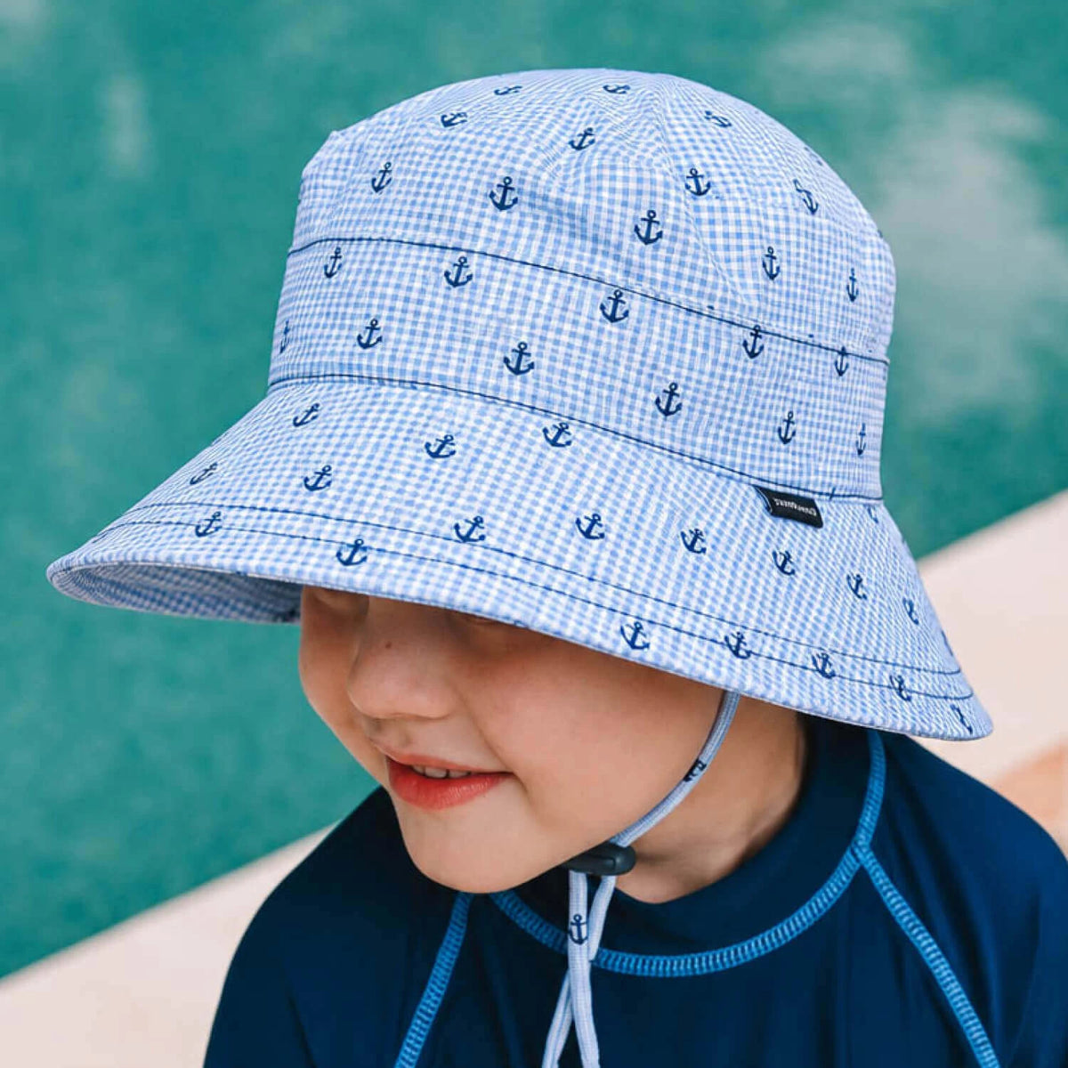 Bedhead Hats / Classic Swim Bucket Beach Hat - Anchor