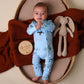 Snuggle Hunny / Snugglesuit Convertible Romper - Blue Ocean