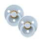 BIBS / Dummy Round Nipple 2 Pack - Baby Blue