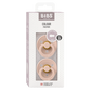 BIBS / Dummy Round Nipple 2 Pack - Blush