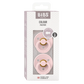 BIBS / Dummy Round Nipple 2 Pack - Blossom