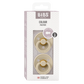BIBS / Dummy Round Nipple 2 Pack - Vanilla