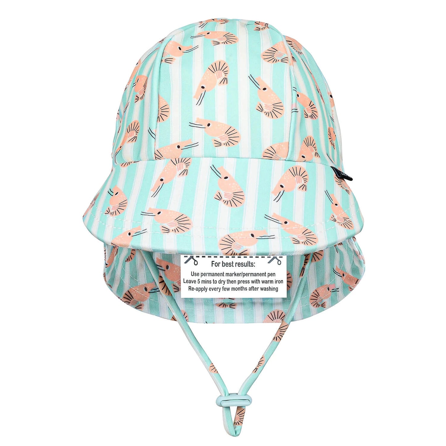 Bedhead Hats / Swim Legionnaire Flap Beach Hat - Shrimp