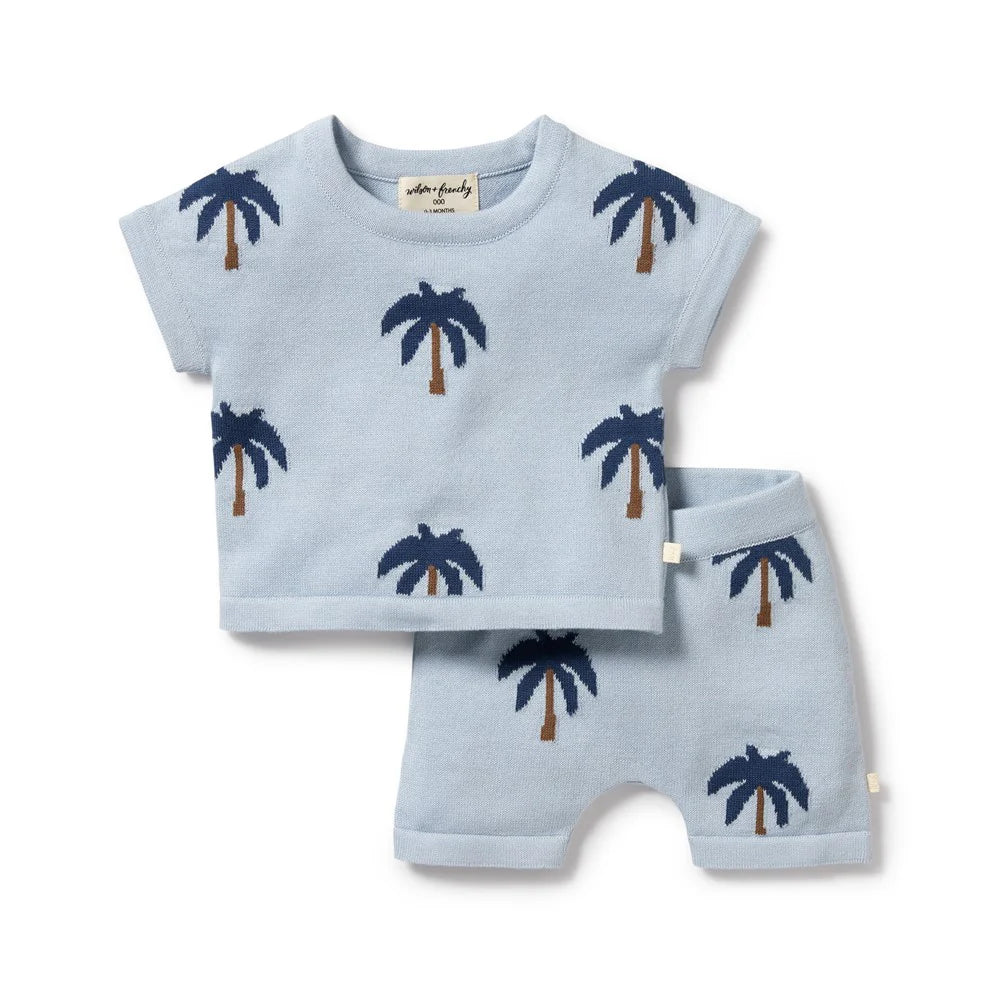 Wilson & Frenchy / Little Palm Organic Knitted Set