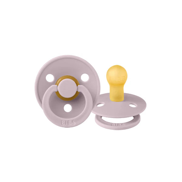 BIBS / Dummy Round Nipple 2 Pack - Dusky Lilac