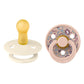 BIBS / x Liberty Dummy Round Nipple 2 Pack - Eloise/Blush Mix