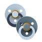 BIBS / Dummy Round Nipple 2 Pack - Fusion Baby Blue/Petrol