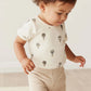 Jamie Kay / Hudson Short Sleeve Bodysuit - Montgolfiere Cloud