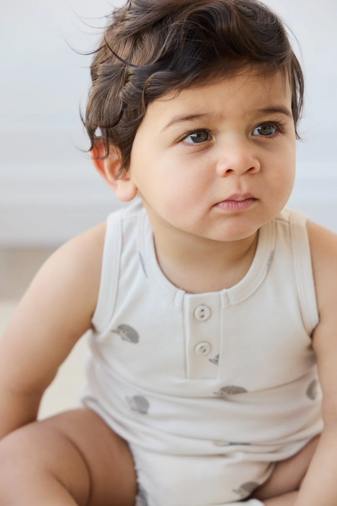 Jamie Kay / Noah Playsuit - Henry Hedgehog Birch