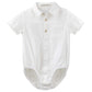 Designer Kidz / Archie Button Romper - Ivory