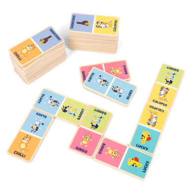 Bluey / Wooden Dominoes