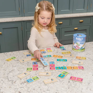 Bluey / Wooden Dominoes