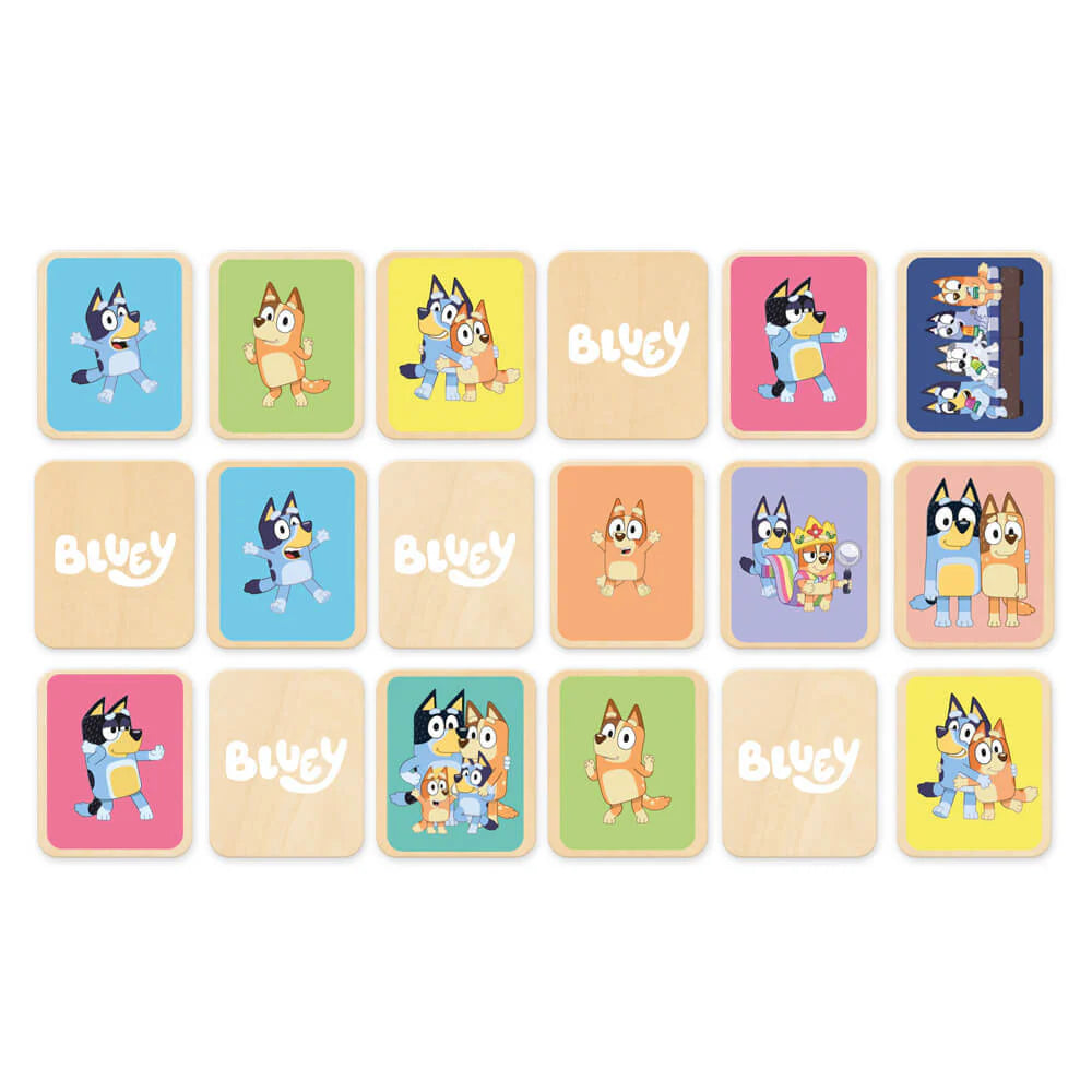 Bluey / Wooden Memory Game