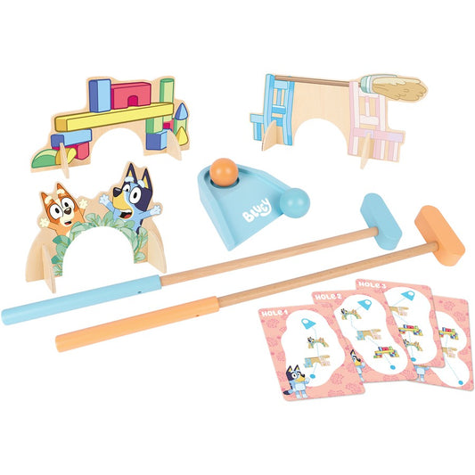 Bluey / Wooden Golf Set